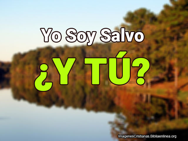 Imagenes Cristianas soy salvo