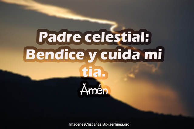 Bendice a mi tia, imagen