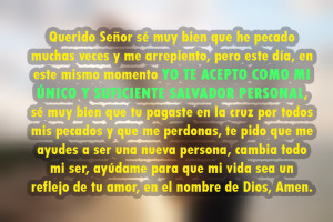 Oración para aceptar a Jesucristo como tu Salvador - Imagenes Cristianas