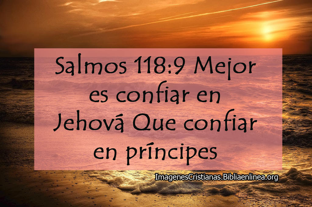 Imagenes salmos mejor confiar en jehova
