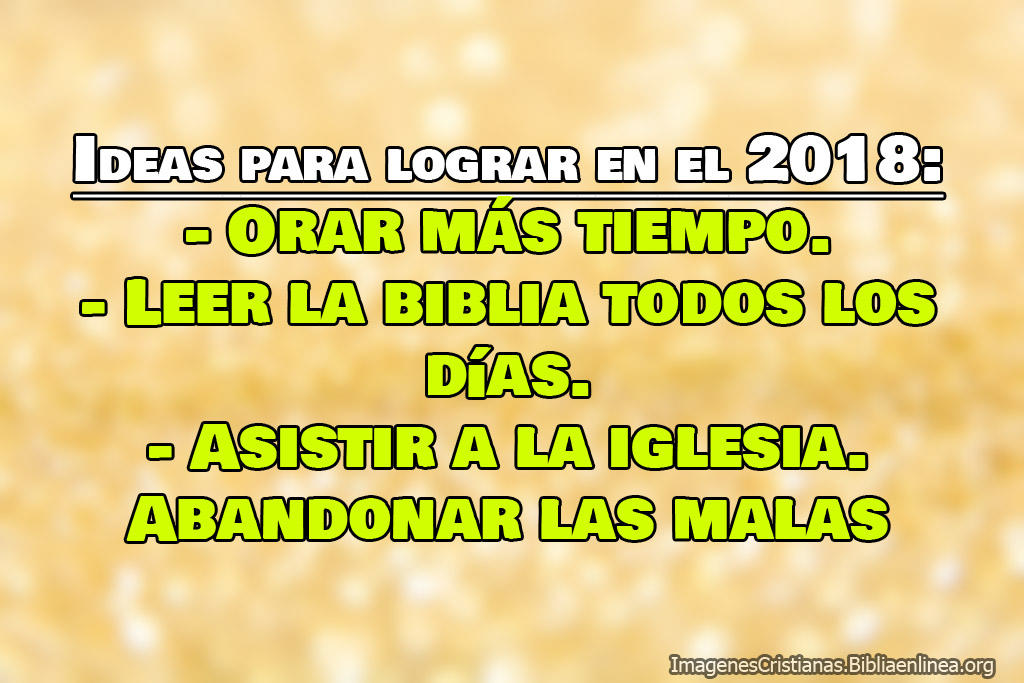 Metas del 2018