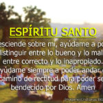 Oracion al espiritu santo