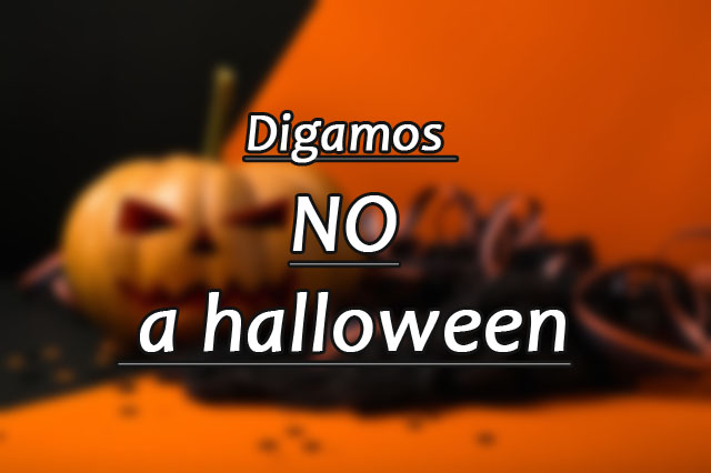 Imagen no a la celebracion de dia de brujas