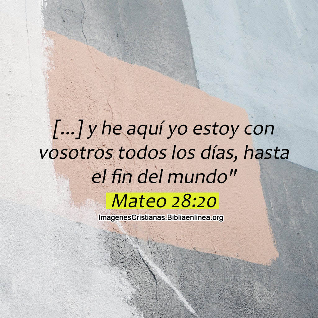 Imagen cristiana dios esta con nosotros todos los dias