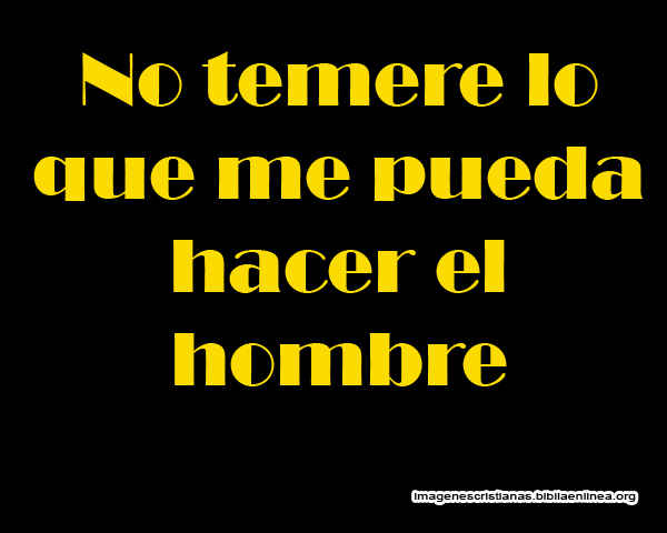 Frase Cristiana no temere